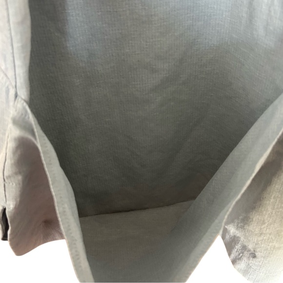 DULUTH TRADING CO Heirloom Gardening Button-Up Shirt in Light Blue Size 2X - Picture 14 of 14